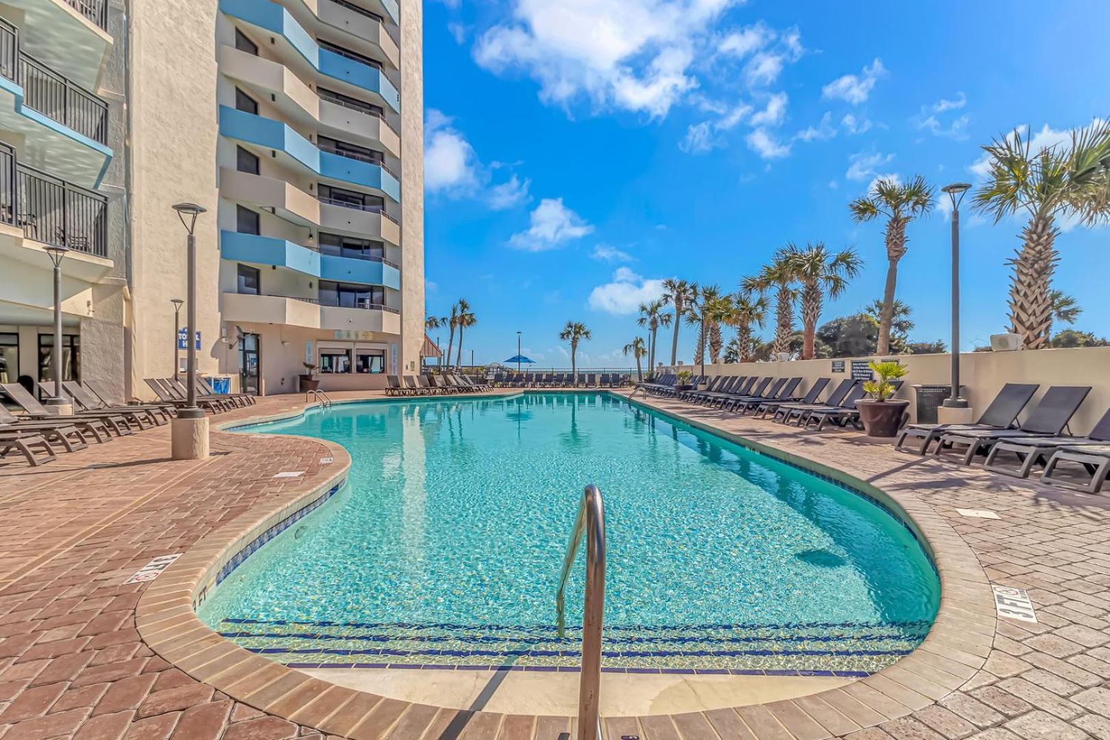 Oceanfront 3Br 2Ba Condo Ocean Reef 1421 Myrtle Beach Eksteriør billede